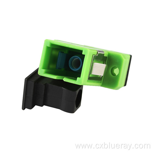 SC/APC Green Color Single mode Simplex Fiber optic SC adapter